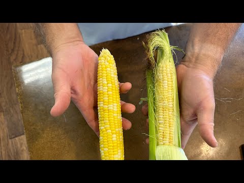 Quick way to remove corn silk