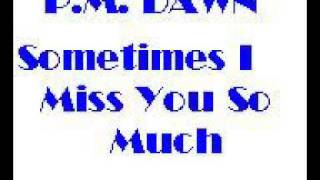 P.M.DAWN - Sometimes I miss you so much(Al.B Sure!-Nite &amp; Day)