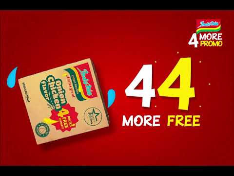 Get 4 more Indomie packs 4 free in every box