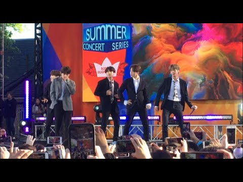 190515 - Boy With Luv (Soundcheck) BTS - GMA - Summer Concert Series
