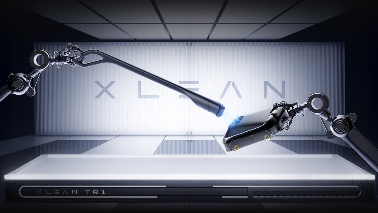 xLean TR1 - The World's First Dual-Form Transformable Floor Washing Robot - YouTube