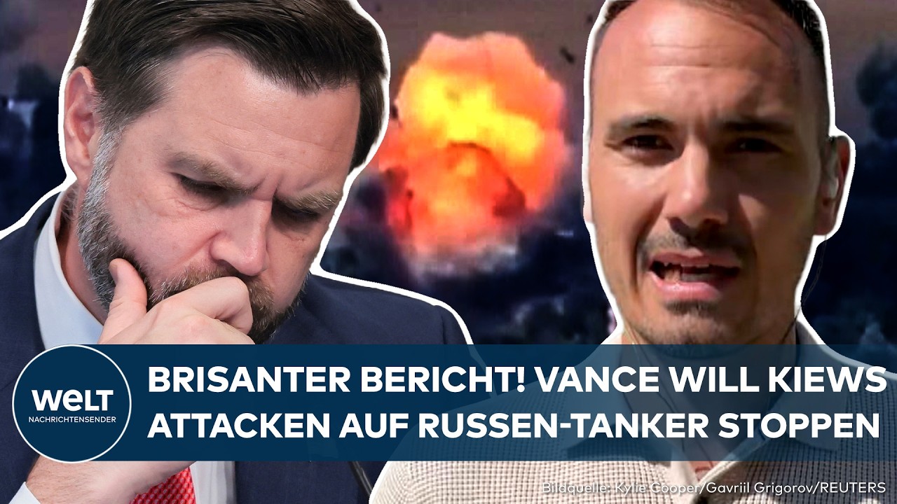 UKRAINE-KRIEG: Brisantes Telefonat! Vance versucht Kiews Attacken auf Russen-Tanker zu stoppen!