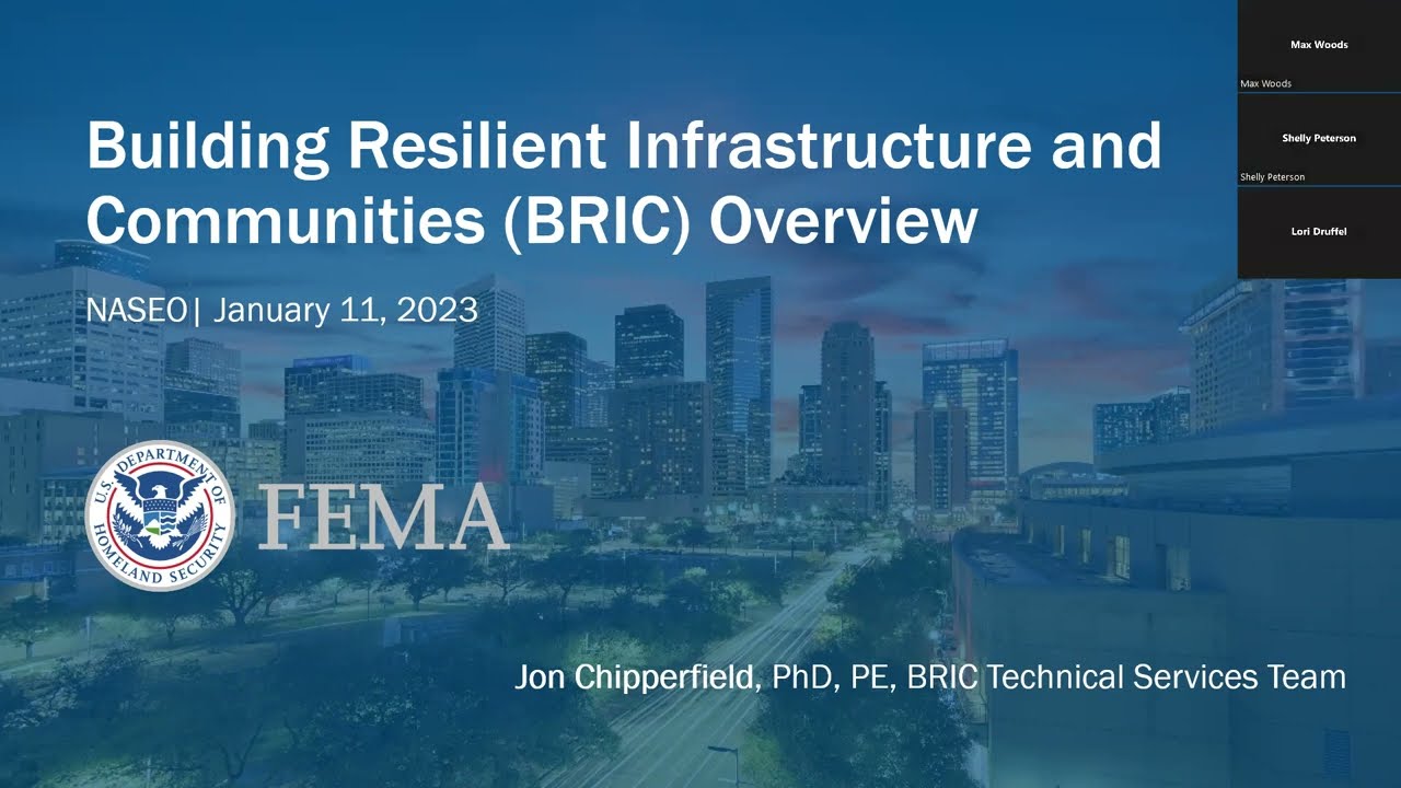 The FY23 FEMA's Building Resilient Infrastructure and Communities (BRIC) Program