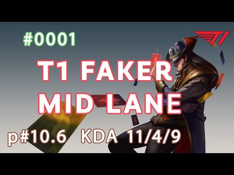 T1 Faker - Twisted Fate vs Renekton - KR Grandmaster 432LP
