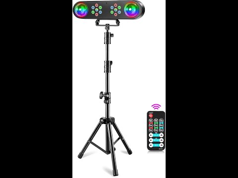 DJ  Lights with Stand, Disco Ball Party Light, DJ Lights Set with Remote Control Rotating Ball Light