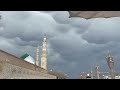 Rain ️ And Asar Adhan In Masjid Al Nabwi Saw Madina Munawrah Saudi Arabia