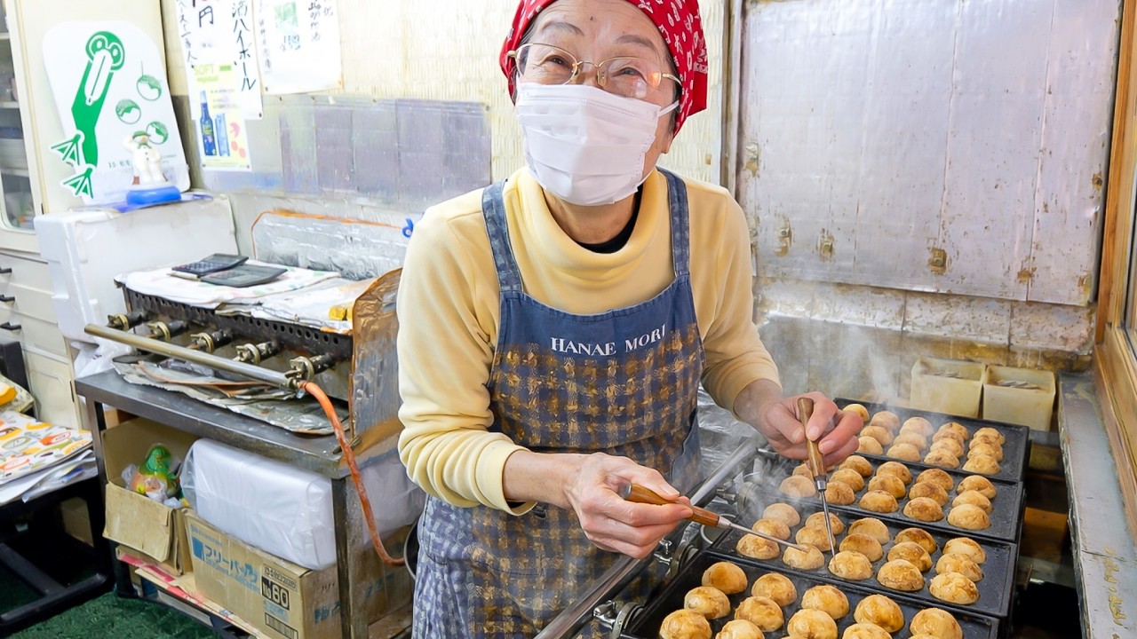 岡山）８０歳スーパーおばあちゃんが作る常連が忘れられない４５０円たこ焼きに密着