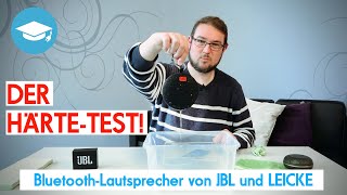 Bluetooth-Lautsprecher von JBL und Leicke DJ Roxxx Roundclip im Härtetest