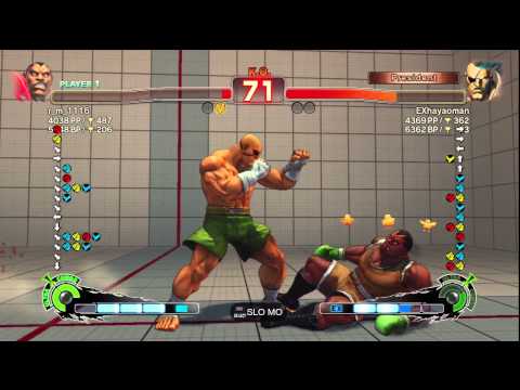 r_m_1116 [Balrog] vs. EXhayaoman [Sagat] | SSF4 Arcade Edition