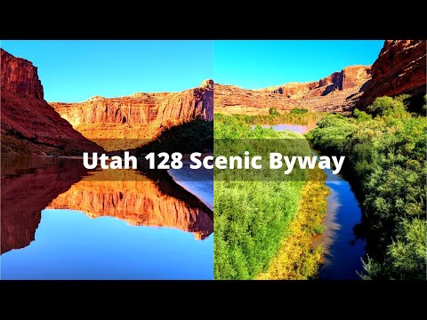 Byway panorâmico Utah 128 | Rio Colorado | Moab, UT