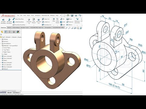 SolidWorks Tutorial for beginners Exercise 18