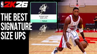 The Best Signature Size Up to use in NBA2K26