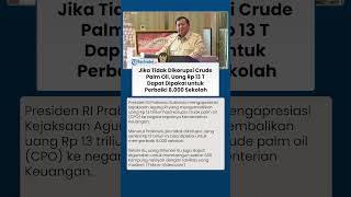 Jika Tidak Dikorupsi Crude Palm Oil, Uang Rp 13 T Dapat Dipakai untuk Perbaiki 8.000 Sekolah