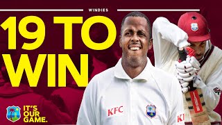 Courtney Walsh Batting With Jimmy Adams To BEAT Pakistan | TENSE Final Wicket Partnership IN FULL