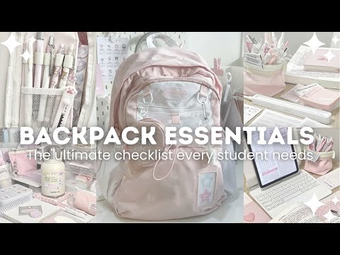 Back to School Essentials 2025 | What’s in My Backpack? 💗