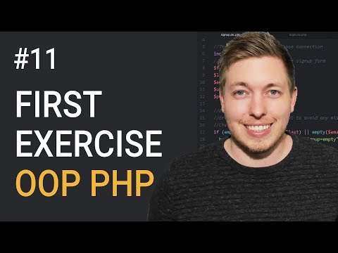 11 First exercise in OOP PHP | OOP PHP Exercise | Object Oriented PHP Tutorial | PHP Tutorial