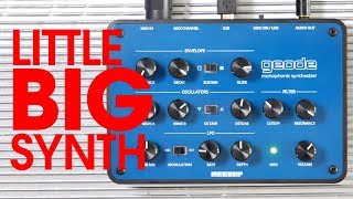 Video thumbnail for Meeblip Geode - Tiny Synth Big Sounds by HAINBACH