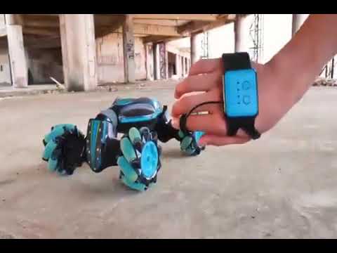 Обзор машинки Stunt Car. Хит 2020! Трюковая машинка перевертыш управление жестами.