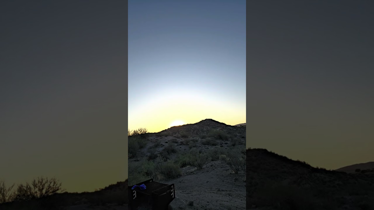 Sunset in Wickenburg, AZ. #freakinnomads #traveltv #rvcouple