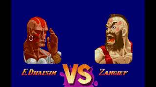 Super Street Fighter 2 SNES  Dhalsim's theme in minor key