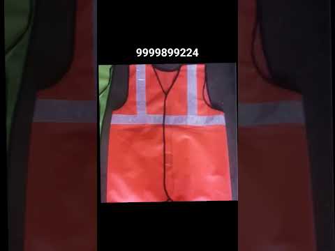Unisex Polyester Sleeveless Reflective Vest, Size: Free Size