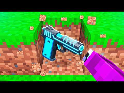 Minecraft, But Drops Are MEGA Guns...