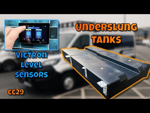 Fitting Underslung water tanks and level sensors - CC29 - camper conversion