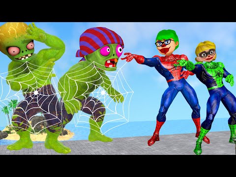 Spider Nick Joker vs Super Archer Dr Zombie Boss - Scary teacher 3d game