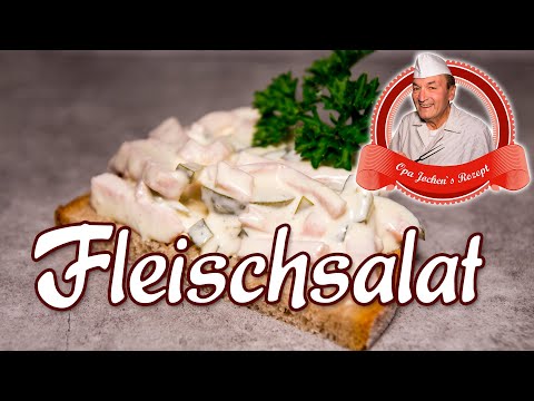 Fleischsalat selber machen - Mayonnaise in Sekunden - Opa Jochen´s Rezept