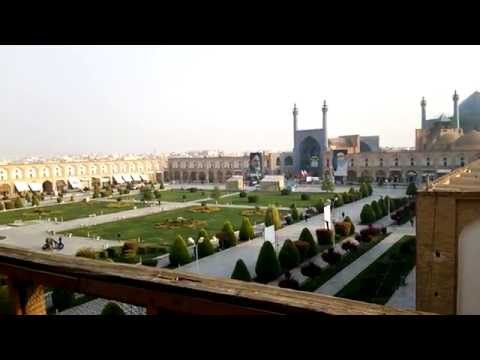 Imam square from Ali qapu palace Esfahan