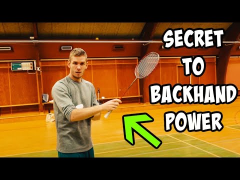 Badminton SECRET to BACKHAND POWER