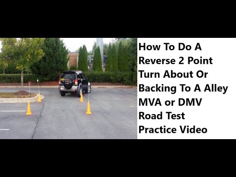 Reverse Two Point Turnabout | MVA| Driving Road Test | Practice Video.