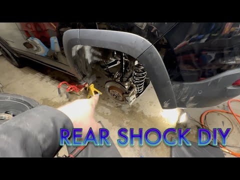 JEEP CHEROKEE KL HOW TO REPLACE REAR SHOCKS DIY
