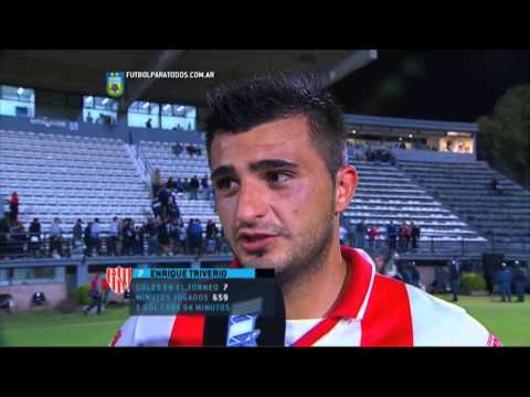 Triverio: "Hoy fuimos contundentes". Quilmes 1 - Unión 3. Fecha 10. Primera División 2015. FPT.