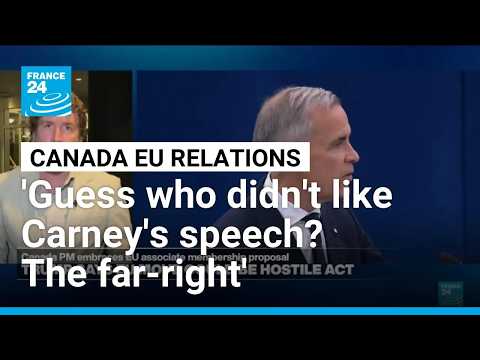 'Guess who didn't like Mark Carney's speech today? The far-right'