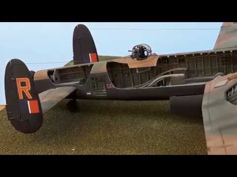 Lancaster Mk III model Interior Cutaway