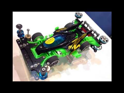 Tamiya Mini 4WD 2014 Japan World Fair Detail for Champion's Car setup and Final Race Video