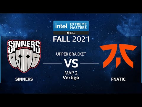 CS:GO - fnatic vs. SINNERS [Vertigo] Map 2 - IEM Fall Closed Qualifiers 2021 - EU