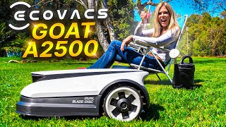 Best Robot Lawn Mower 2025 | Ecovacs Goat A2500 Robotic Lawn Mower Review