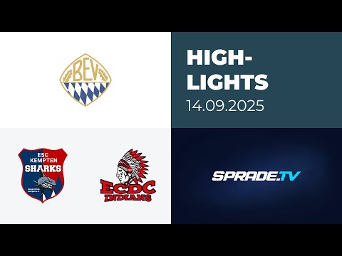 14.09.2025 - Highlights - ESC Kempten vs. ECDC Memmingen Indians