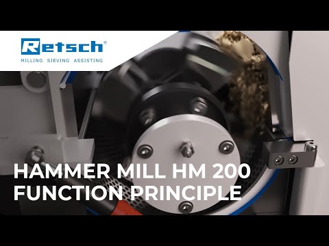 Hammer Mill HM 200 - Function Principle 錘擊式粉碎機原理介紹