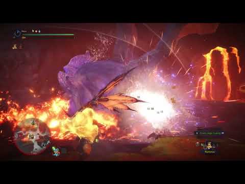 MHW: Elemental Bow vs Lunastra