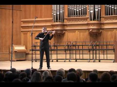 J. S. Bach: Sonata for solo violin in g minor, Fuga (Kristóf Baráti)
