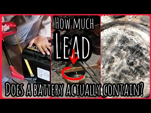 Is it worth extracting LEAD from a battery?🔋
