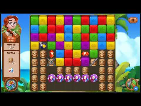 Lost Island Blast Adventure Level 899 - NO BOOSTERS 🏝️ | SKILLGAMING ✔️