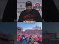 Ryan Day On Michigan Planting Flag At Midfield Football Ohiostate Michigan