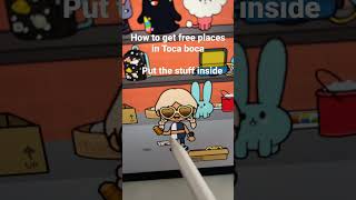 How to get free places in Toca boca#shorts#Toca boca