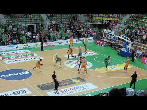 Stelmet BC Zielona Góra - BM Slam Stal Ostrów 89:74 - 1/2 Play-off - Początek meczu - 22.05.2017
