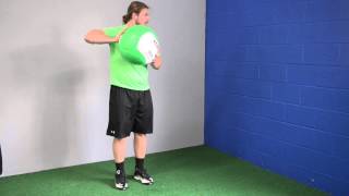 563. Medicine Ball Lateral Bound Shot Put