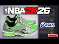 NBA 2K26 Shoe Creator Slime Green ASICS Gel Kayano 14 CUSTOM Tutorial How To Make ASICS In 2K26